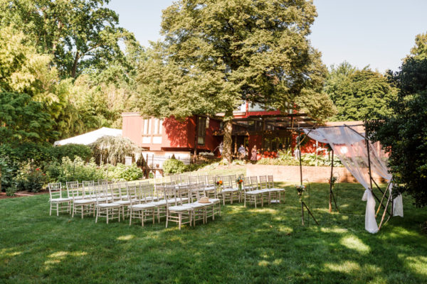 intimate virginia home wedding - jewish ceremony
