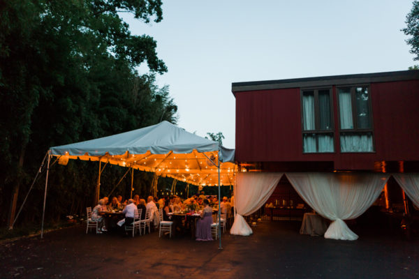 intimate tented Virginia wedding -