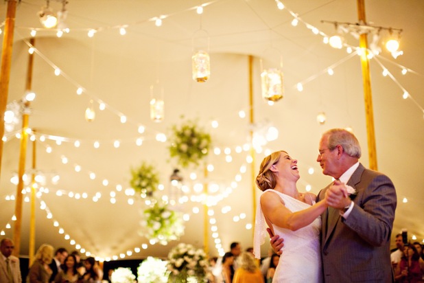 A Tented Backyard Virginia Wedding Reception -  Katie Stoops Photography Bellwether Events Skyline Tent Co Design Cuisine at home Virginia wedding