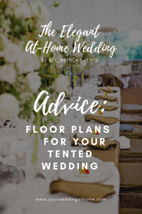 floor plan samples for your tented wedding