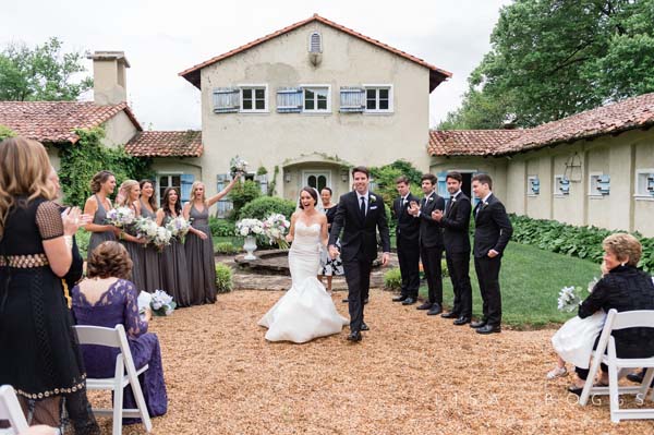 Virginia backyard wedding ceremony