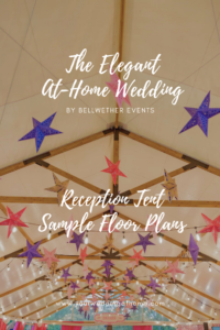 Real tented reception floor plans