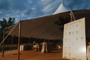 Virginia private estate wedding - tented reception