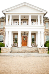 Grand home decorated for a wedding, planned by Bellwether Events, Washington DC